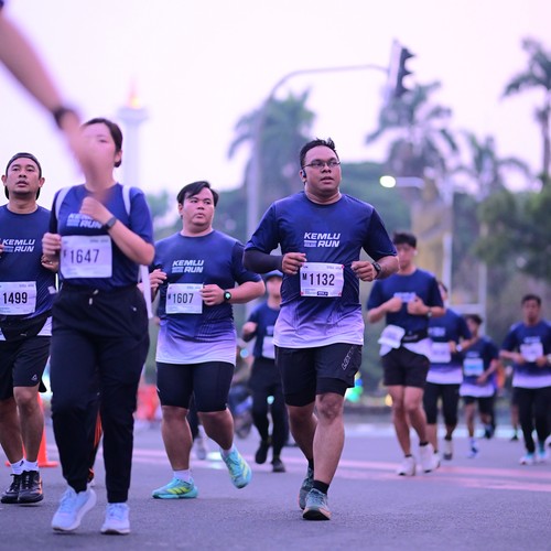 Race photo from KEMLU RUN 2026