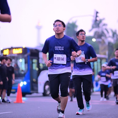Race photo from KEMLU RUN 2026