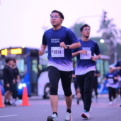 Race photo from KEMLU RUN 2026