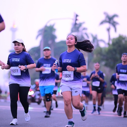 Race photo from KEMLU RUN 2026