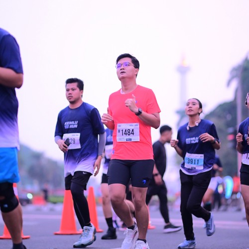 Race photo from KEMLU RUN 2026