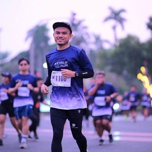 Race photo from KEMLU RUN 2026