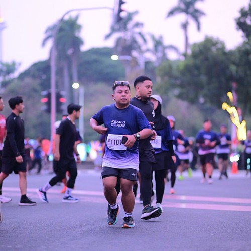 Race photo from KEMLU RUN 2026