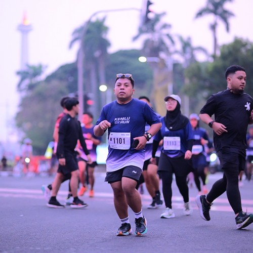 Race photo from KEMLU RUN 2026