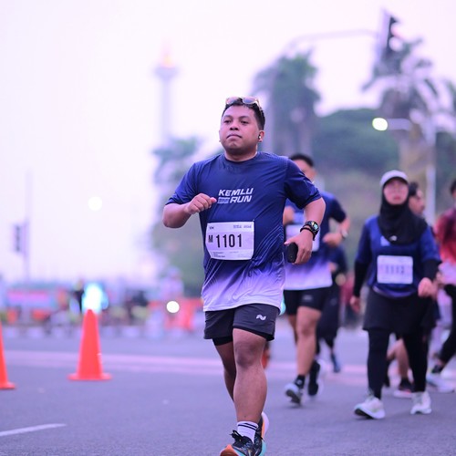 Race photo from KEMLU RUN 2026