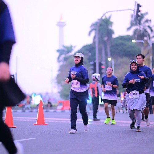 Race photo from KEMLU RUN 2026
