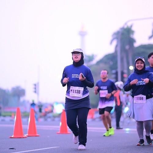 Race photo from KEMLU RUN 2026
