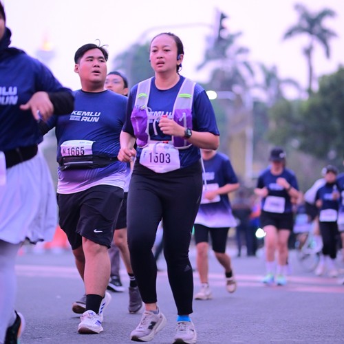Race photo from KEMLU RUN 2026