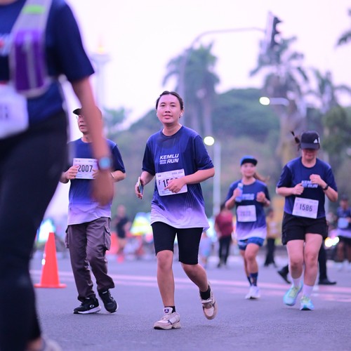 Race photo from KEMLU RUN 2026