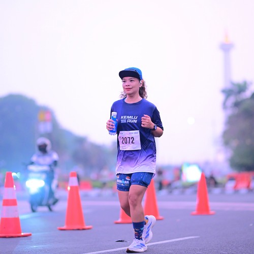 Race photo from KEMLU RUN 2026