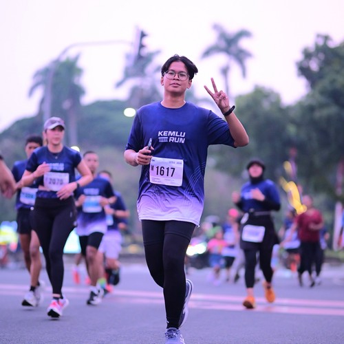 Race photo from KEMLU RUN 2026