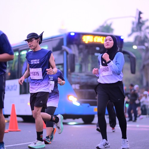 Race photo from KEMLU RUN 2026