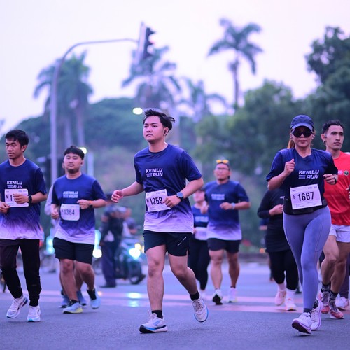 Race photo from KEMLU RUN 2026