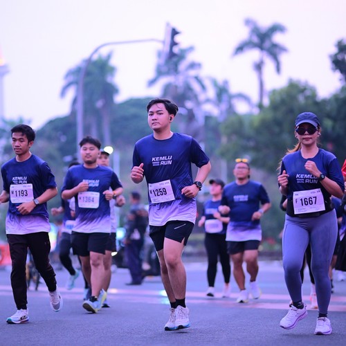 Race photo from KEMLU RUN 2026
