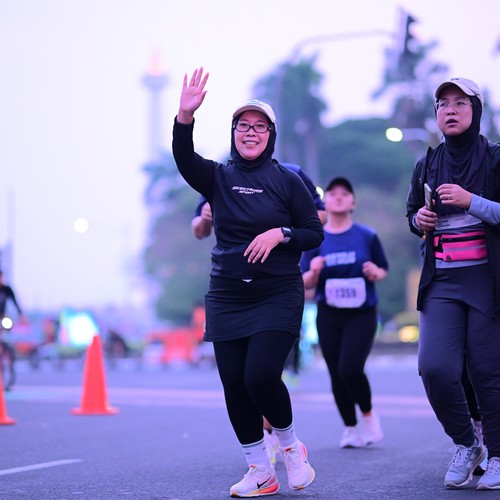 Race photo from KEMLU RUN 2026