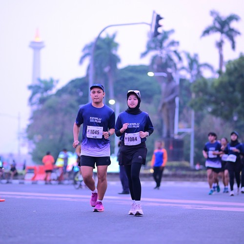 Race photo from KEMLU RUN 2026