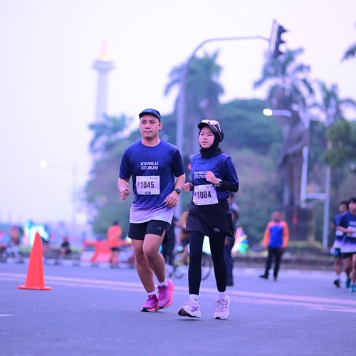 Race photo from KEMLU RUN 2026
