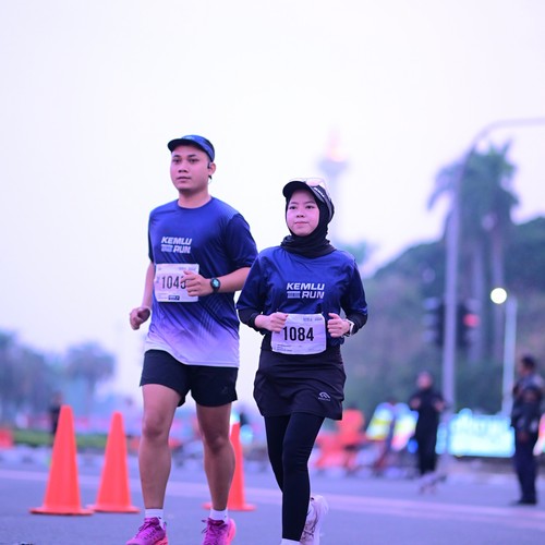 Race photo from KEMLU RUN 2026