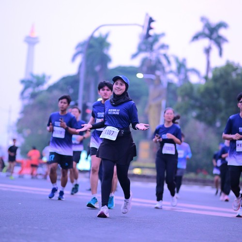 Race photo from KEMLU RUN 2026