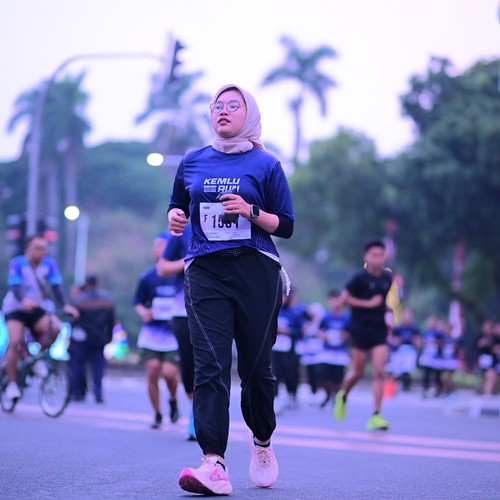Race photo from KEMLU RUN 2026