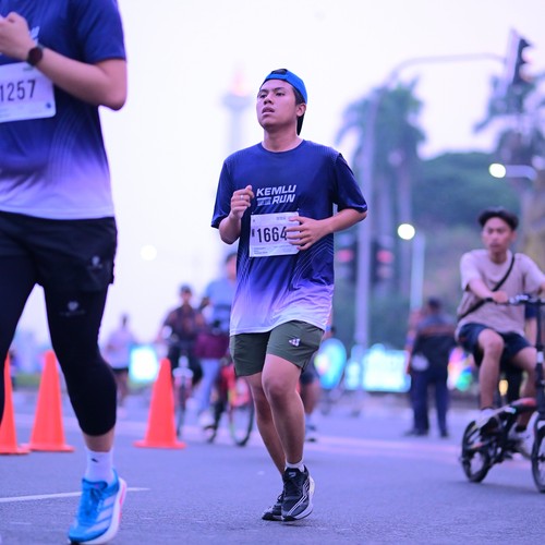 Race photo from KEMLU RUN 2026