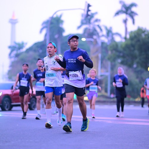Race photo from KEMLU RUN 2026