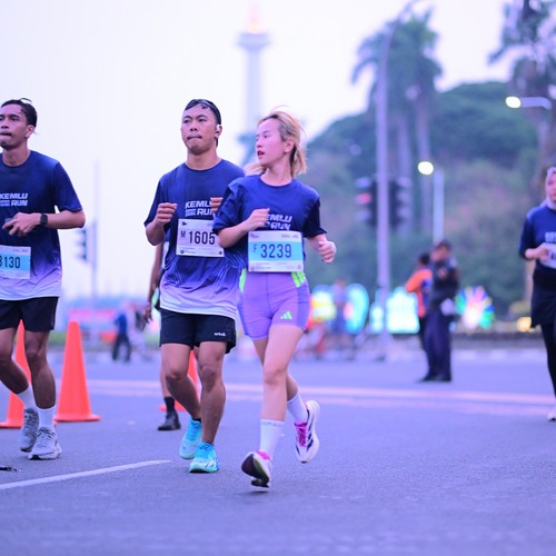 Race photo from KEMLU RUN 2026