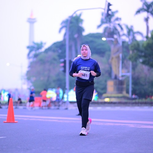Race photo from KEMLU RUN 2026