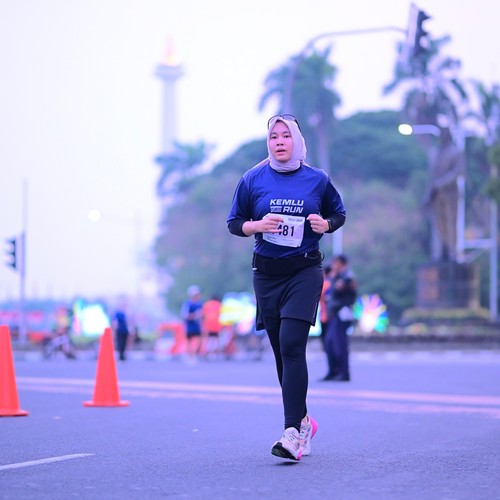 Race photo from KEMLU RUN 2026
