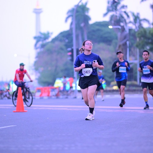 Race photo from KEMLU RUN 2026