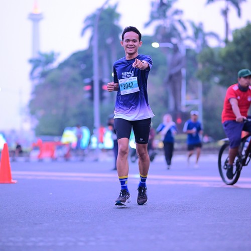 Race photo from KEMLU RUN 2026