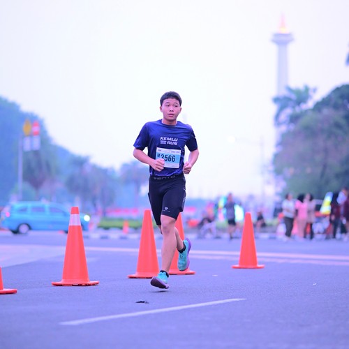 Race photo from KEMLU RUN 2026
