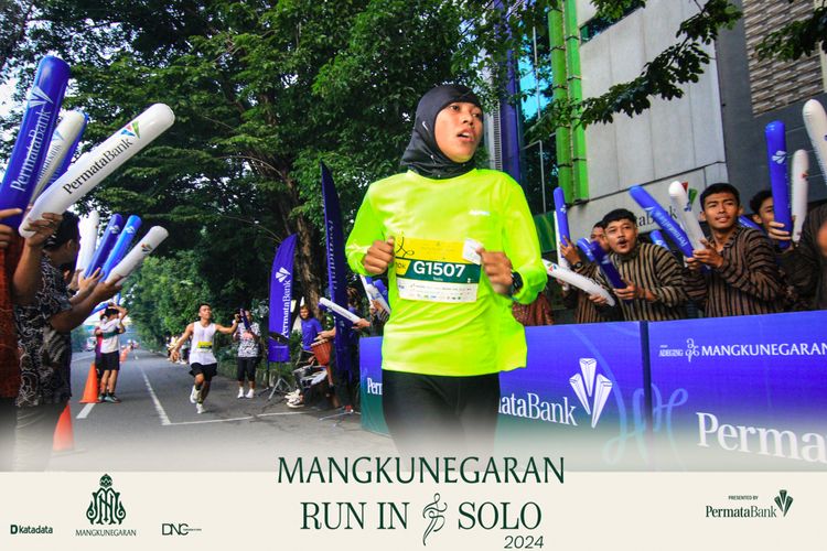 Race photo from Mangkunegaran Run 2024