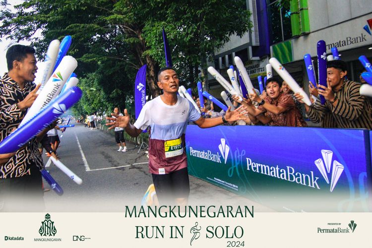 Race photo from Mangkunegaran Run 2024