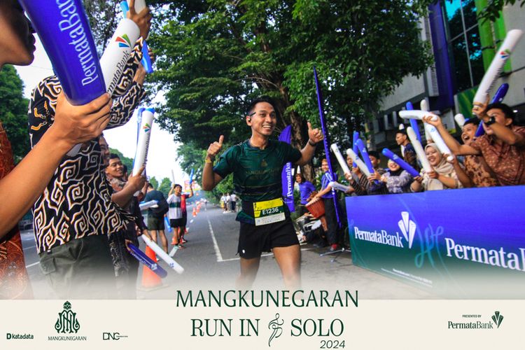 Race photo from Mangkunegaran Run 2024