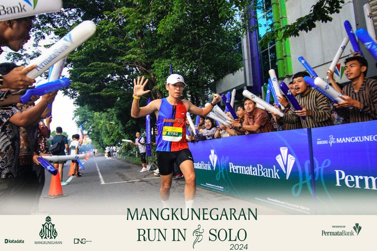 Race photo from Mangkunegaran Run 2024