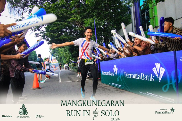 Race photo from Mangkunegaran Run 2024