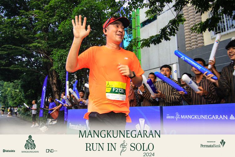 Race photo from Mangkunegaran Run 2024