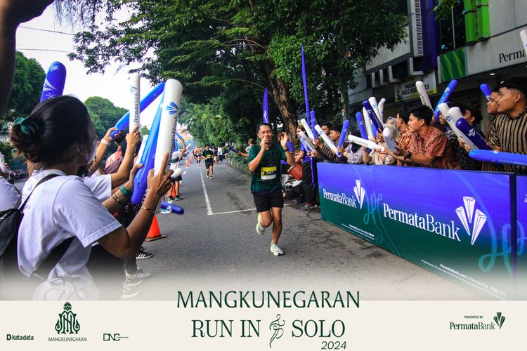 Race photo from Mangkunegaran Run 2024