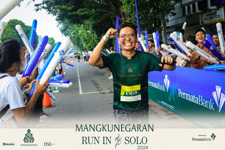 Race photo from Mangkunegaran Run 2024