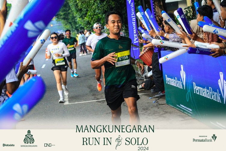 Race photo from Mangkunegaran Run 2024