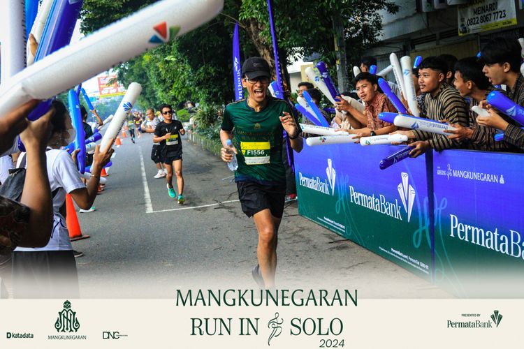 Race photo from Mangkunegaran Run 2024