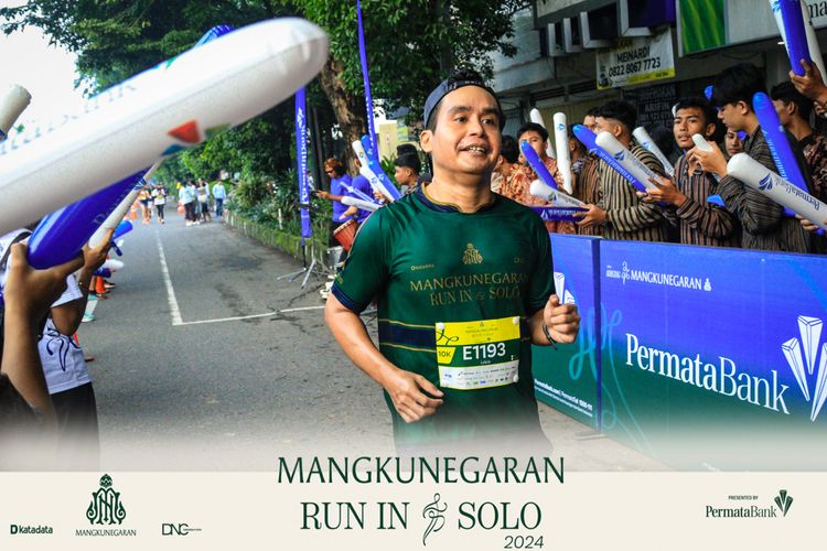 Race photo from Mangkunegaran Run 2024
