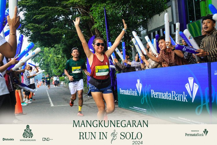 Race photo from Mangkunegaran Run 2024