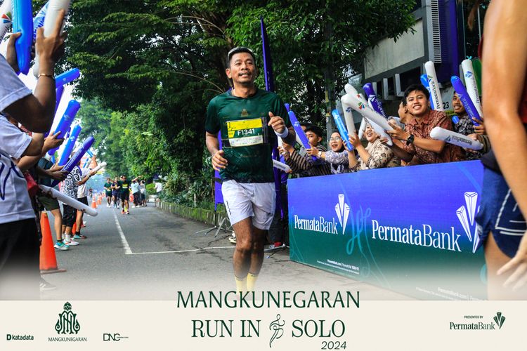 Race photo from Mangkunegaran Run 2024