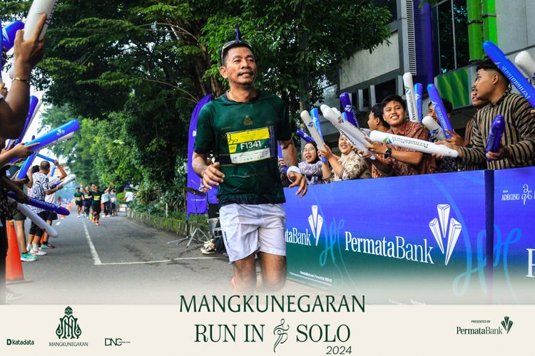 Race photo from Mangkunegaran Run 2024