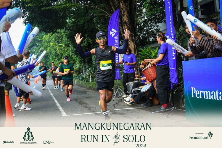 Race photo from Mangkunegaran Run 2024