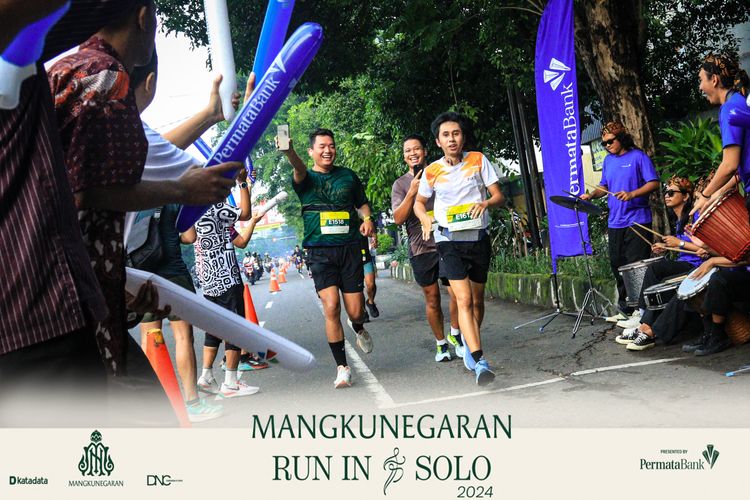 Race photo from Mangkunegaran Run 2024