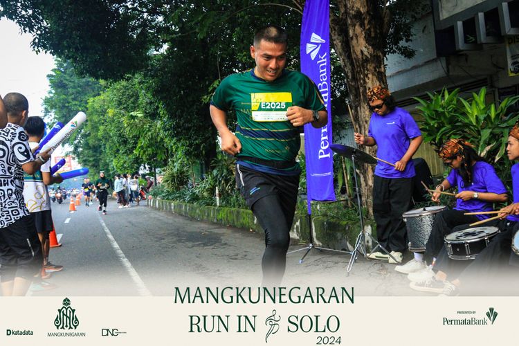 Race photo from Mangkunegaran Run 2024