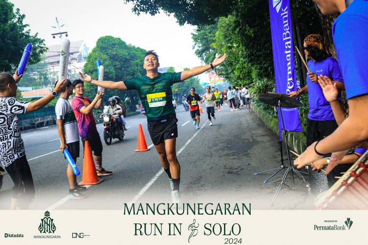 Race photo from Mangkunegaran Run 2024